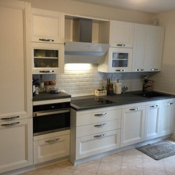 Cucina in frassino bianco